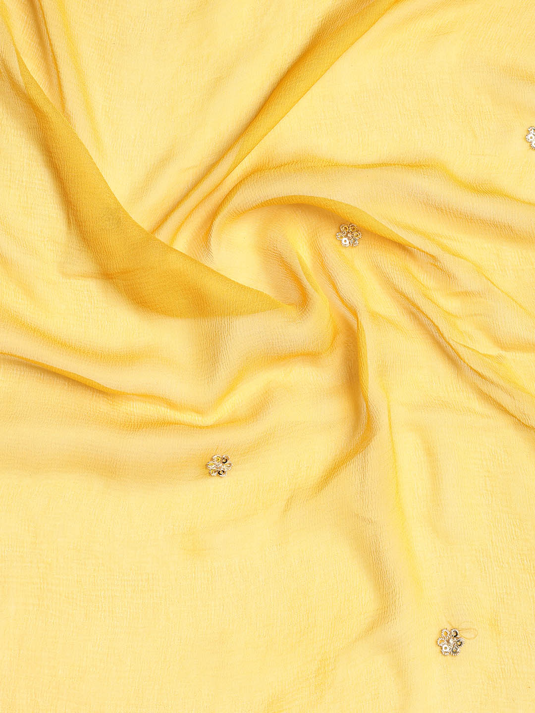 Border With Booti Muslin Unstitched Suit With Dupatta