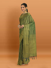 Brocade Zari Jaal Border Handloom Saree