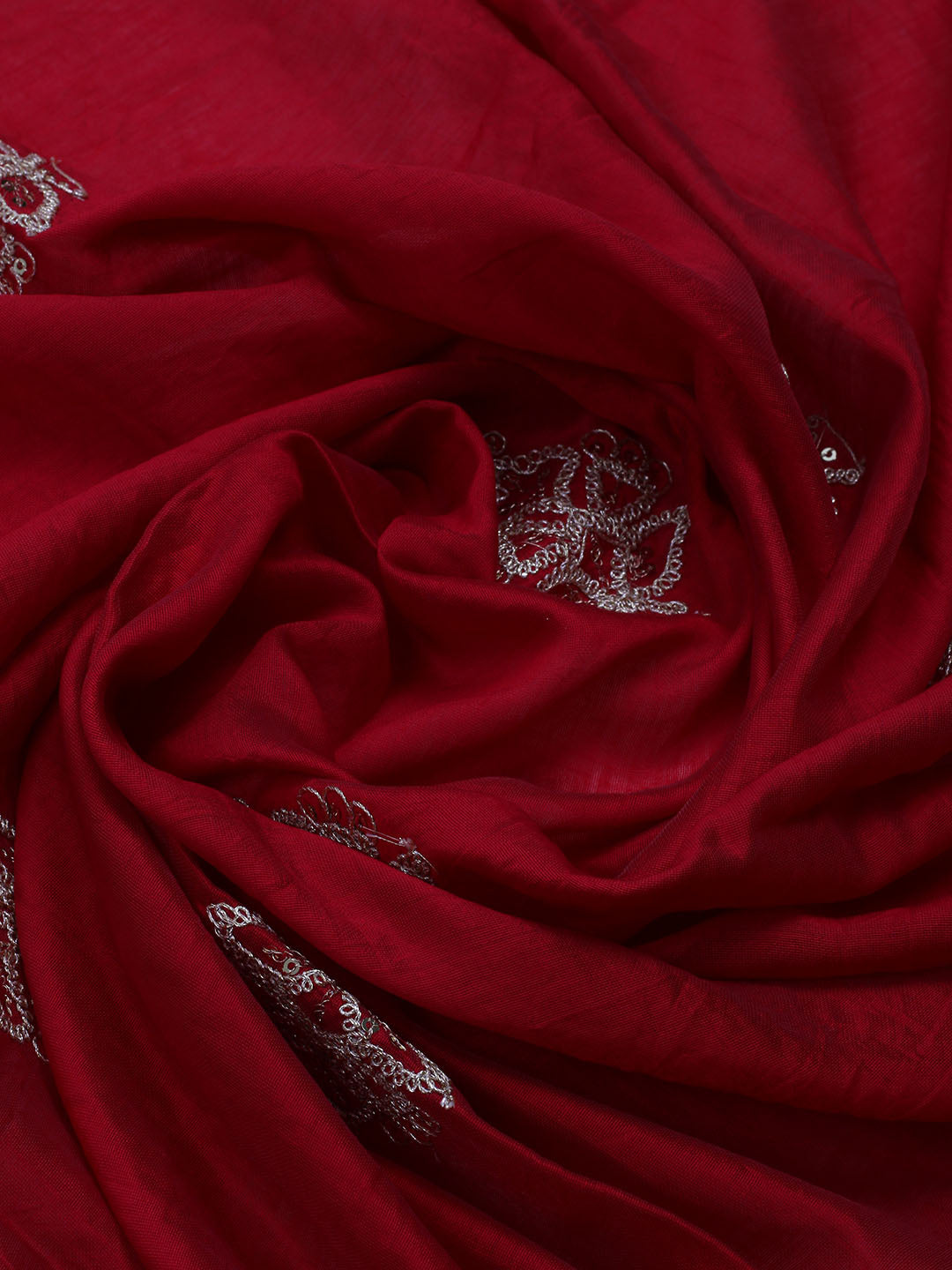 Neck Embroidered Muslin Unstitched Suit With Dupatta