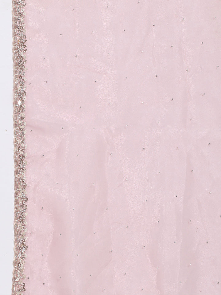 Sequence Embroidery Tissue Saree