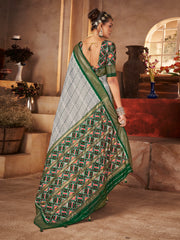 Digital Printed Art Silk Saree