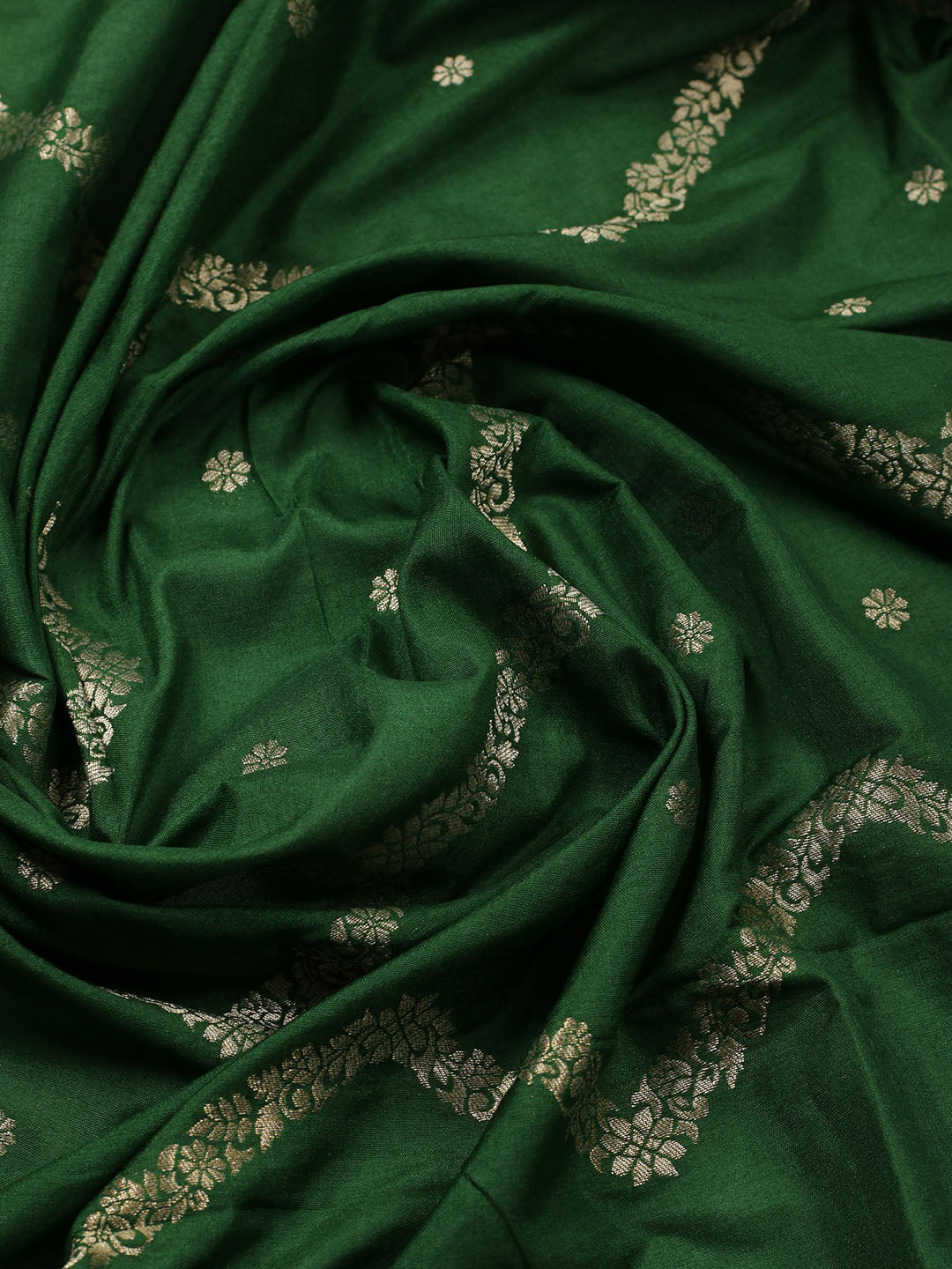 Neck Embroidered Chanderi Unstitched Suit With Dupatta