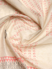 Neck Embroidered Cotton Blend Unstitched Suit With Dupatta