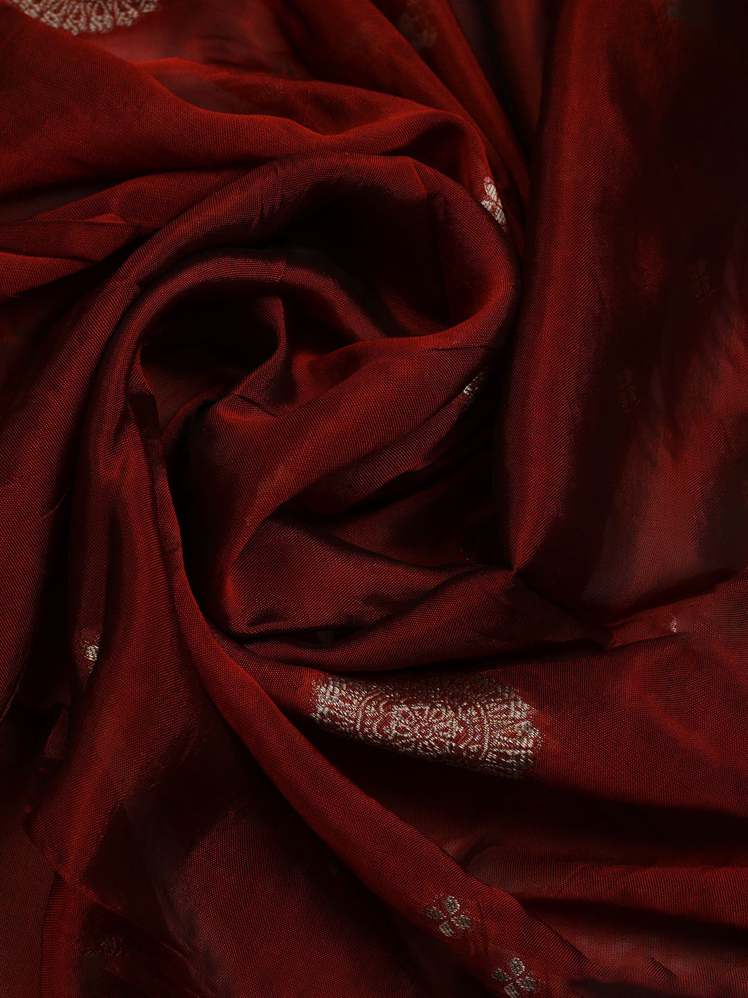 Woven Chanderi Unstitched Suit With Dupatta