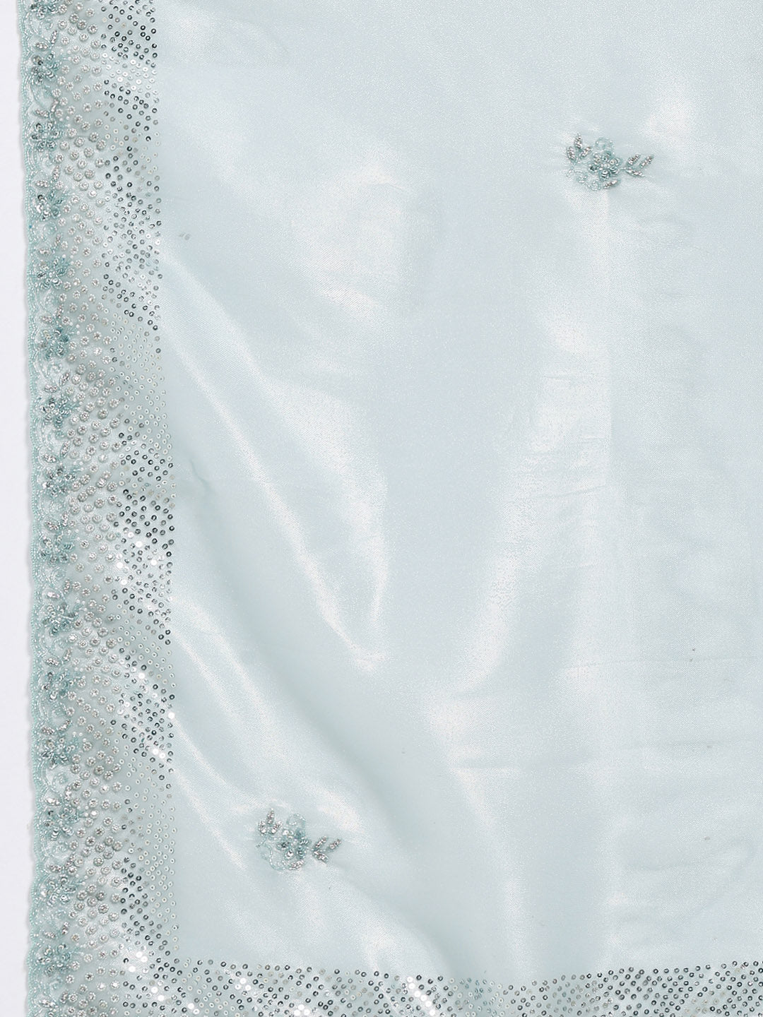 Sequence Embroidery Tissue Saree