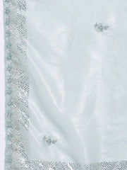 Sequence Embroidery Tissue Saree