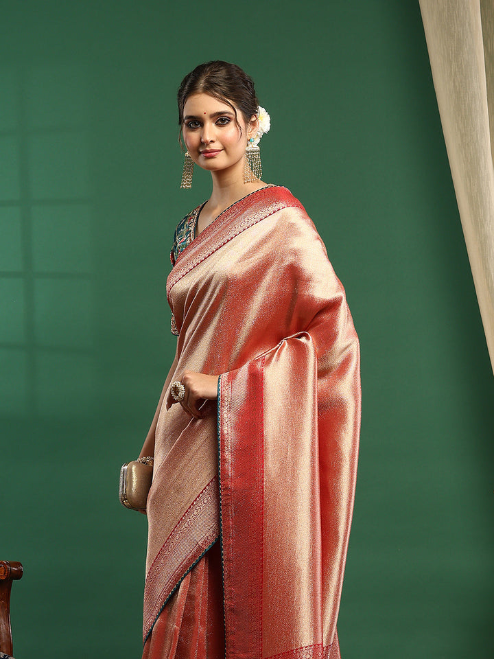 Embroidered Banarasi Saree