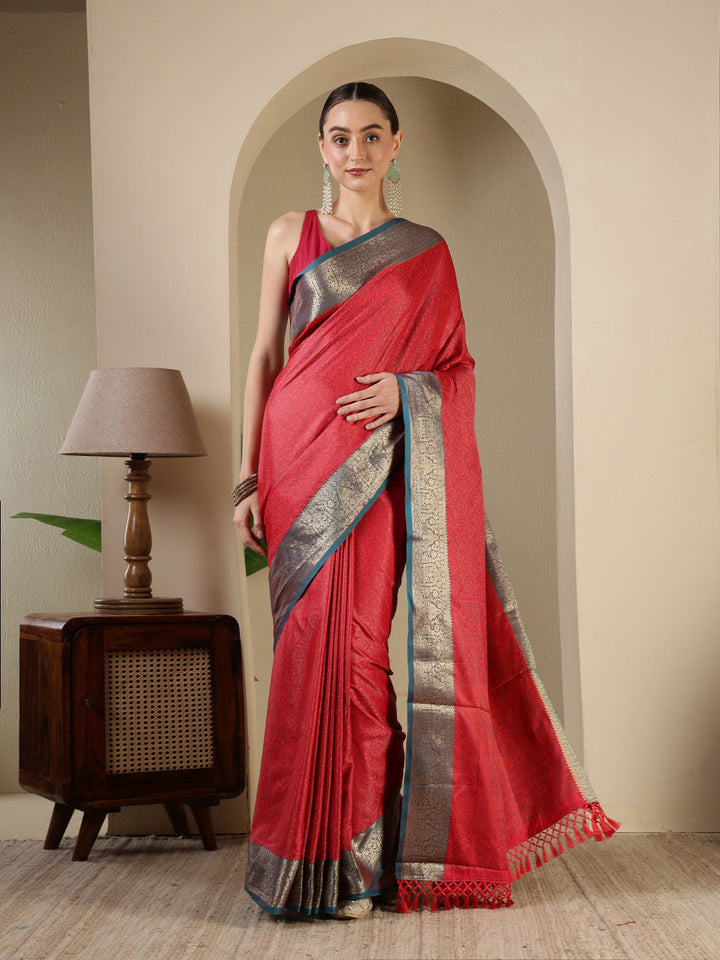 Woven Design Art Silk Saree
