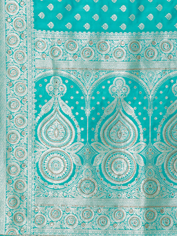 Zari Border Banarasi Woven Saree