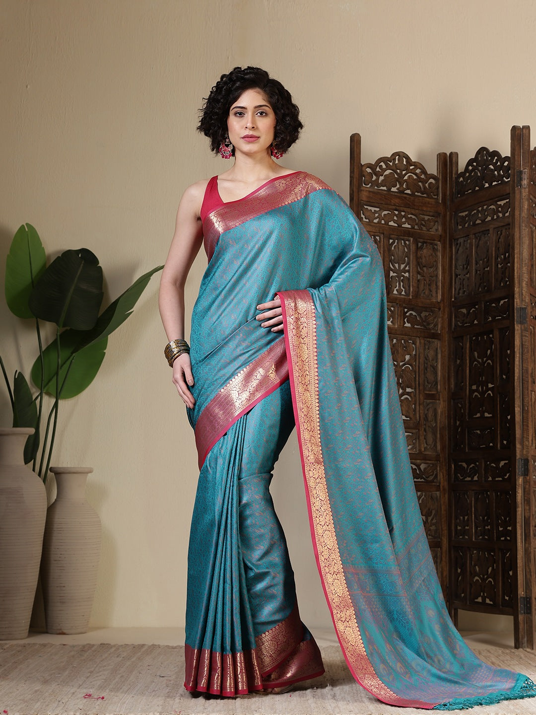 Woven Design Art Silk Saree