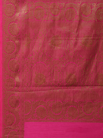 Zari Jaal Woven Handloom Saree