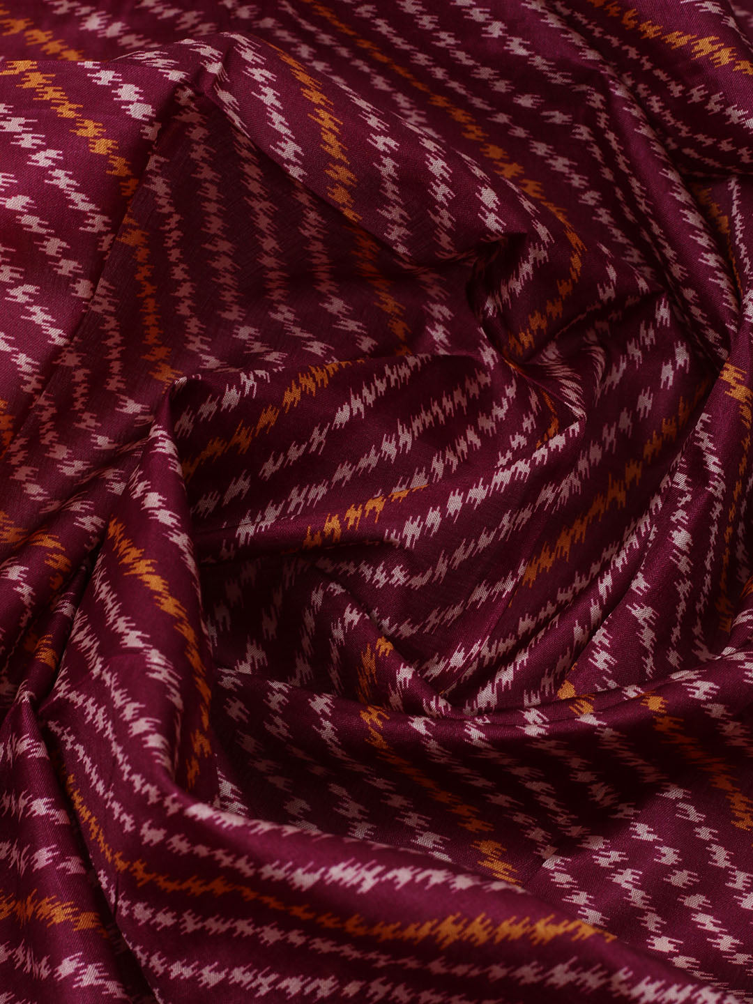 Printed Chanderi Unstitched Suit With Dupatta