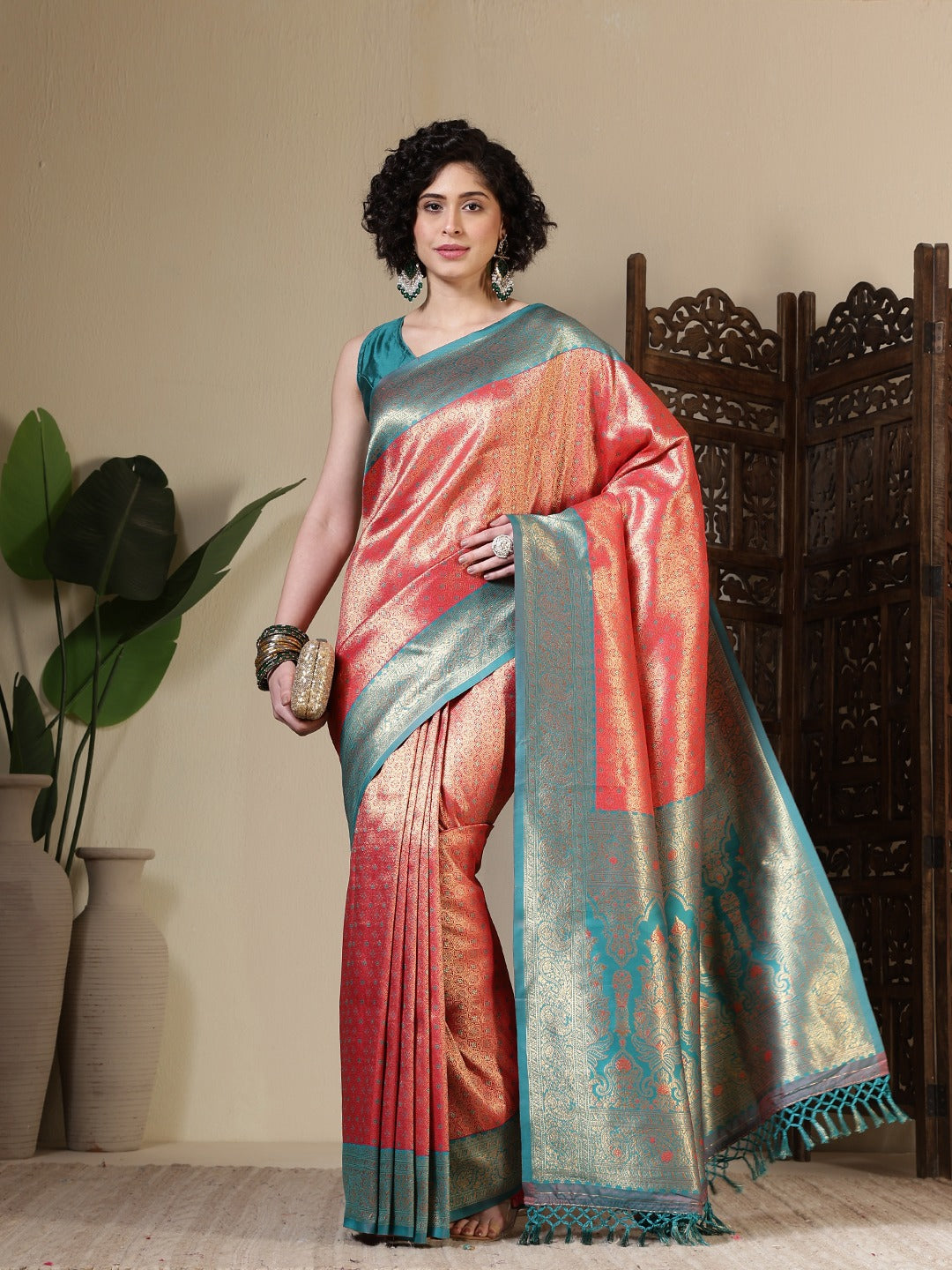 Woven Design Art Silk Saree