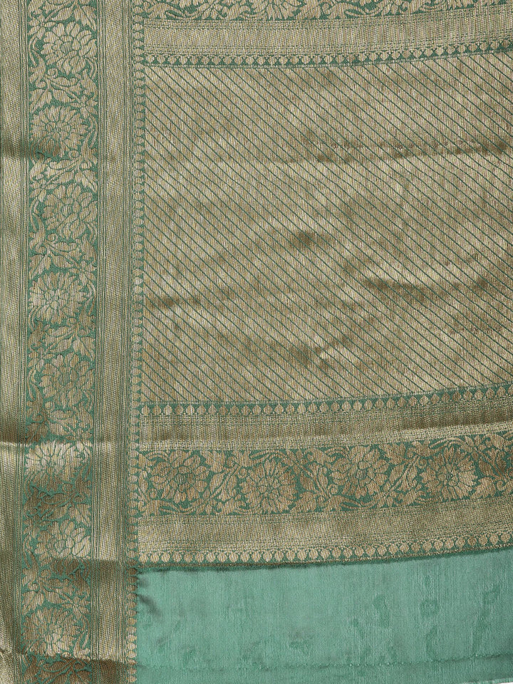 Zari Border Woven Chiffon Saree