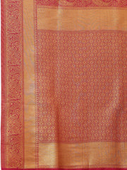 Zari Jaal Woven Handloom Saree