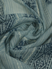 Printed Cotton Unstitched Suits Printed Suit With Pant & Dupatta