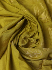 Embroidered Chanderi Sea Green Unstitched Suit With Pant & Dupatta