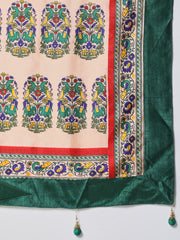 Bandhani Printed Art Silk Woven Saree