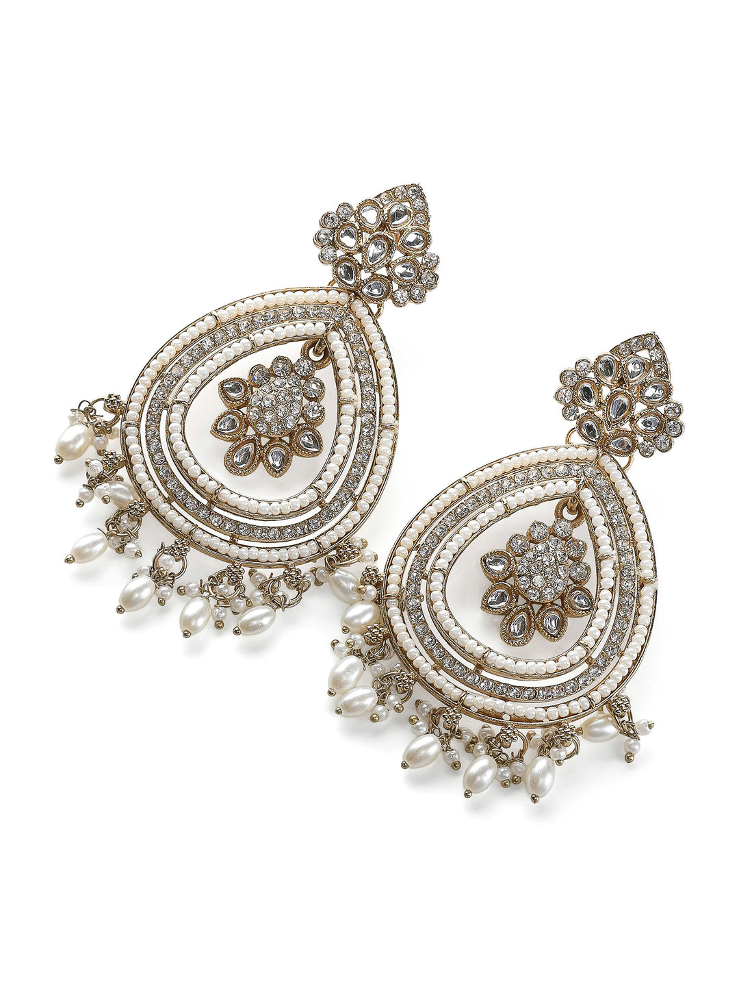 Gold White Jewellery Pair