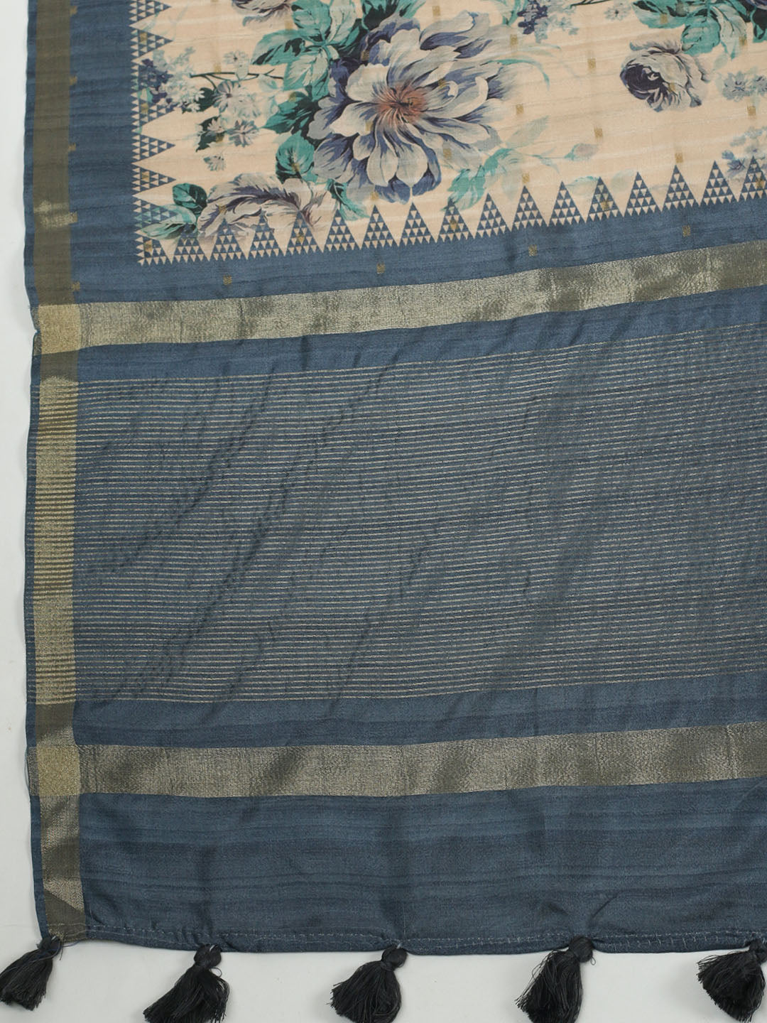 Digital Floral Printed Art Silk Saree