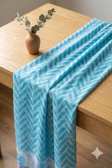 Embroidered Cotton Blend Unstitched Suit With Pant & Dupatta