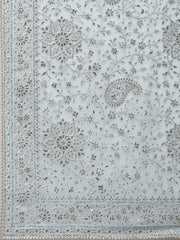 Resham Jaal Embroidery Organza Saree
