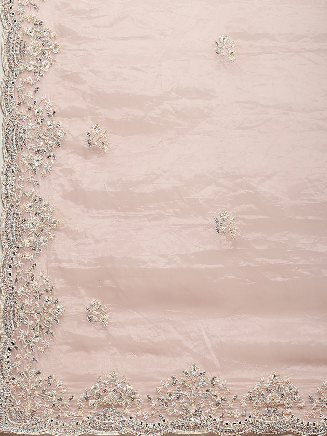Stone Work Organza Saree