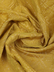 Embroidered Chanderi Sea Green Unstitched Suit With Pant & Dupatta