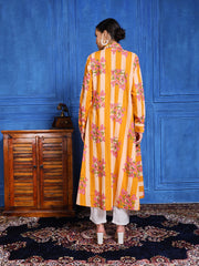 printed Cotton Blend Kurta