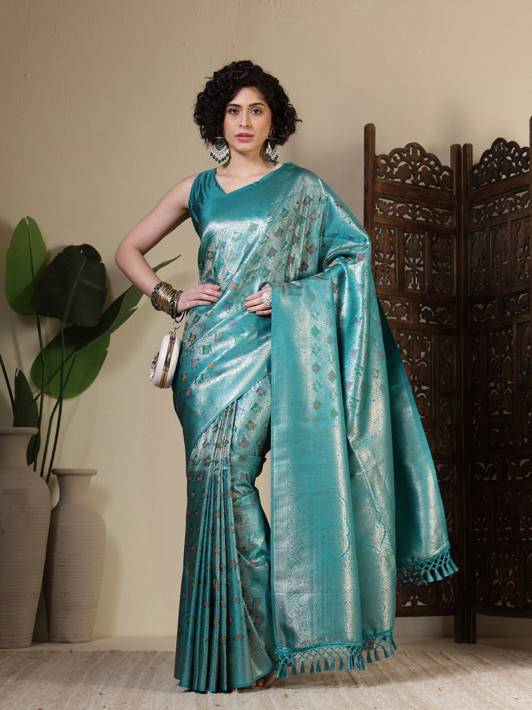 Woven Design Art Silk Saree