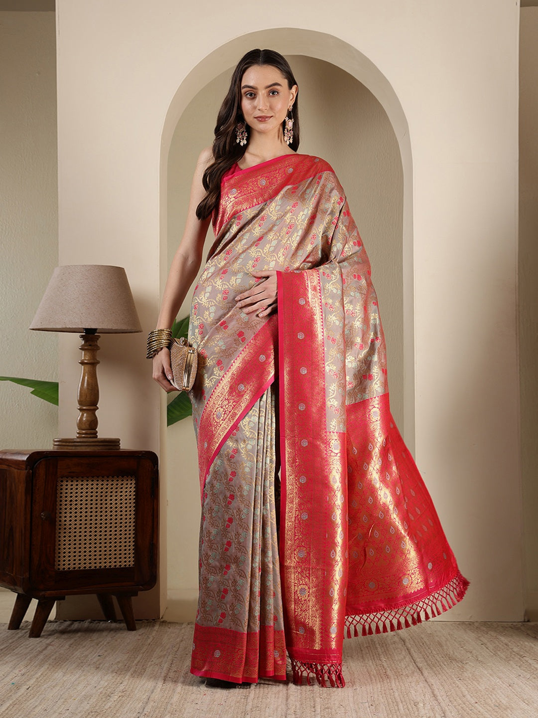 Woven Design Art Silk Saree