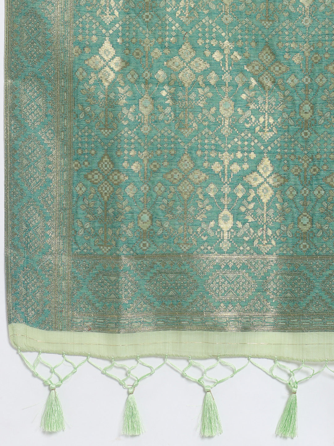 Zari Jaal Art Silk Woven Saree