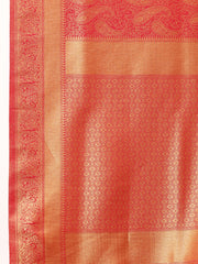 Zari Jaal Woven Handloom Saree