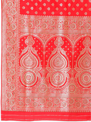 Zari Border Banarasi Woven Saree