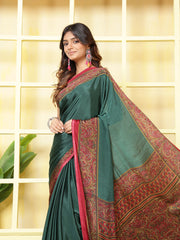 Digital Printed Crepe Saree