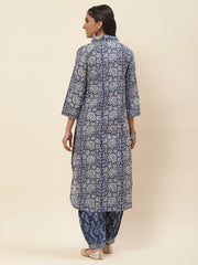 Printed Cotton Kurta Set