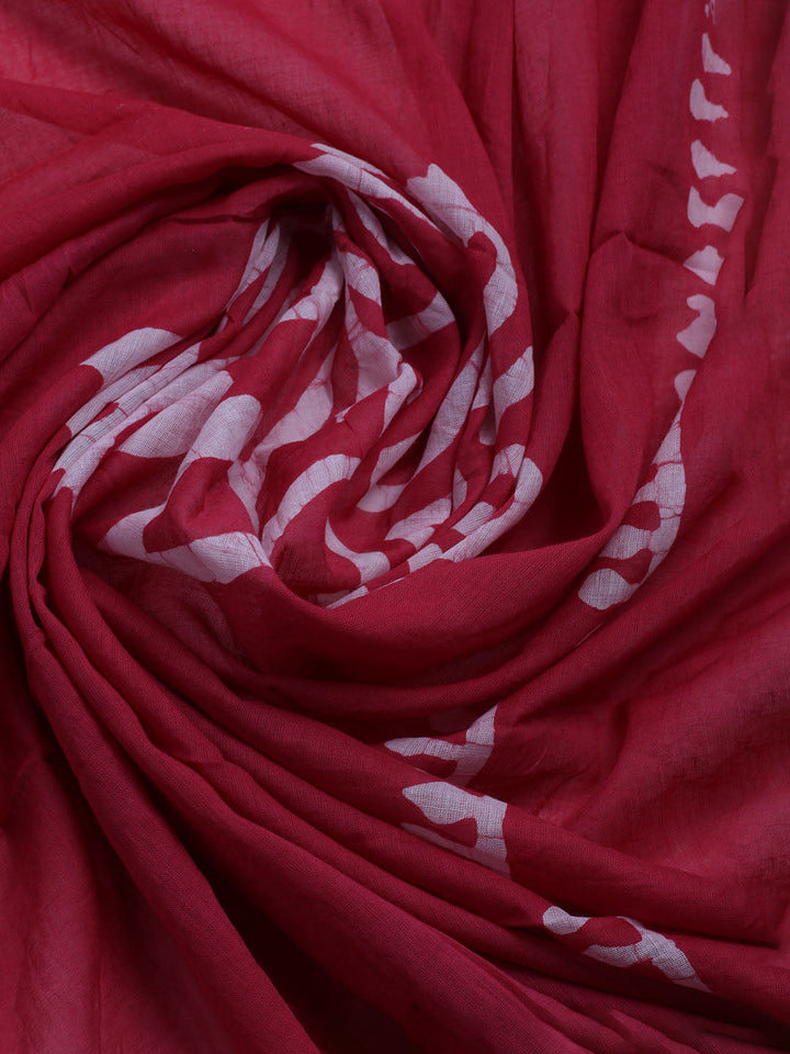 Printed Cotton Blend Unstitched Kurta With Pant &amp; Dupatta