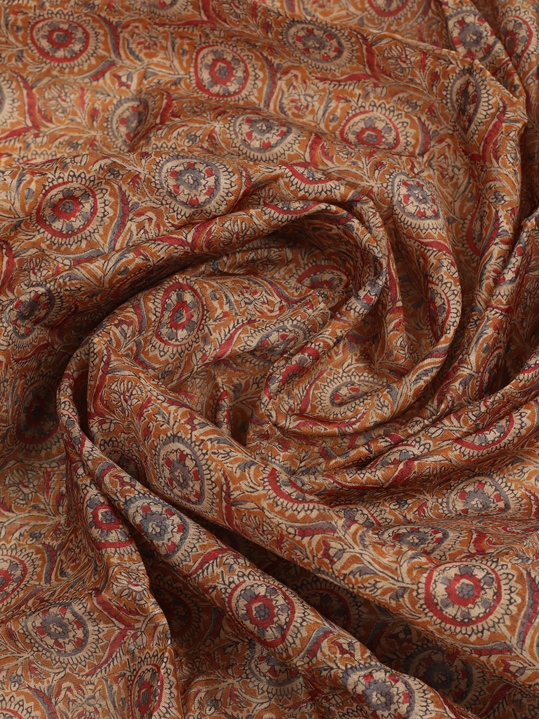 Embroidered Tussar Unstitched Suit With Dupatta