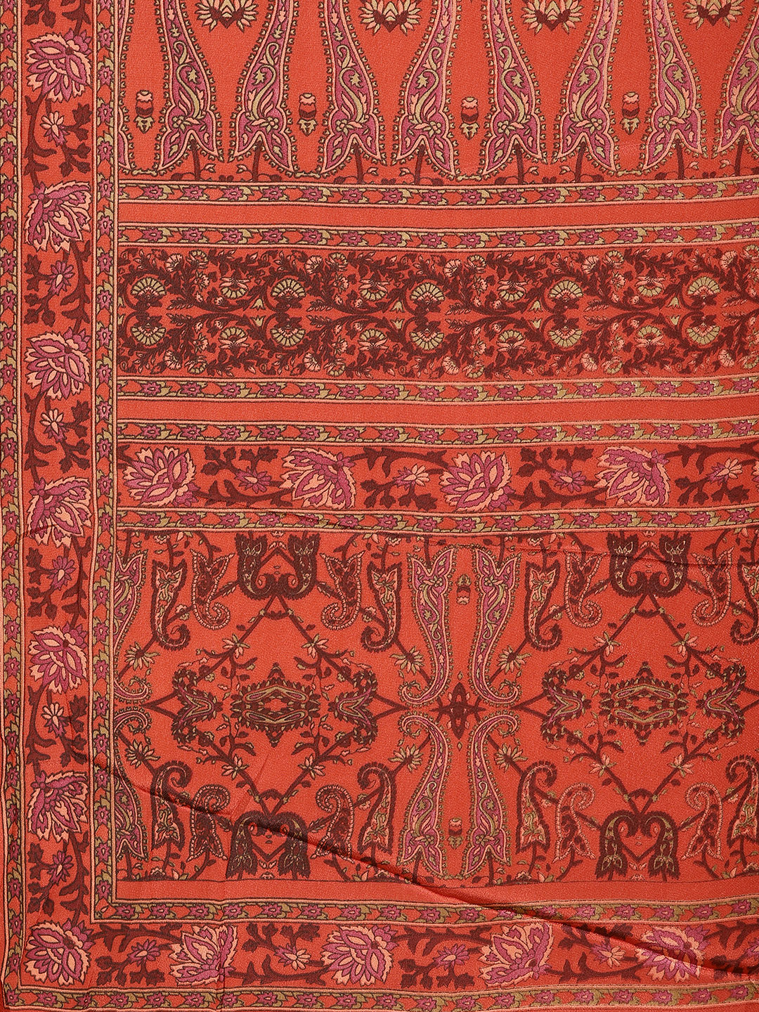 Digital Printed Crepe Woven Saree