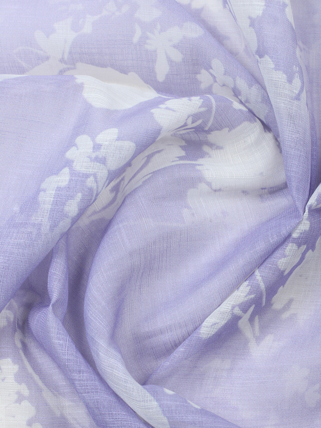 Embroidered Linen Blend Unstitched Suit With Pant &amp; Dupatta