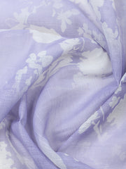 Embroidered Linen Blend Unstitched Suit With Pant & Dupatta