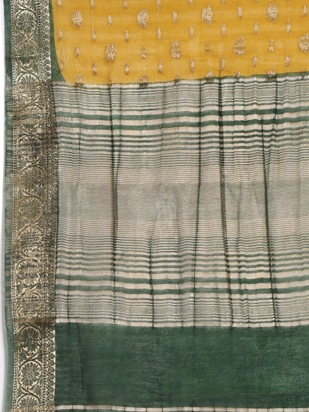 Digital Printed Cotton Blend Woven Saree
