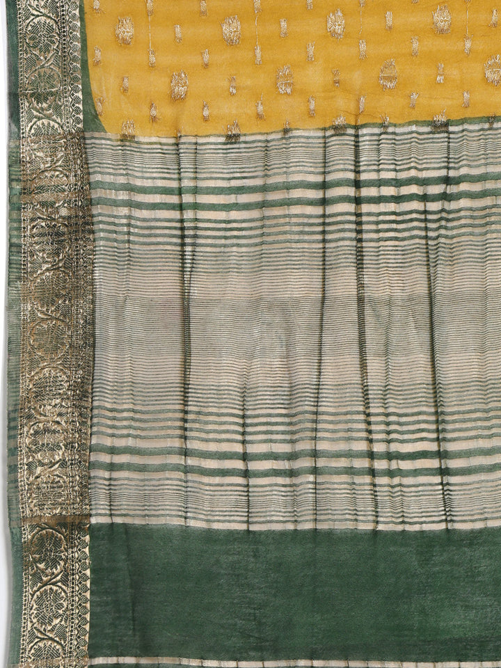 Digital Printed Cotton Blend Woven Saree