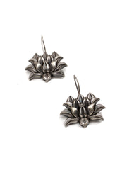 Flower Oxidized Earring