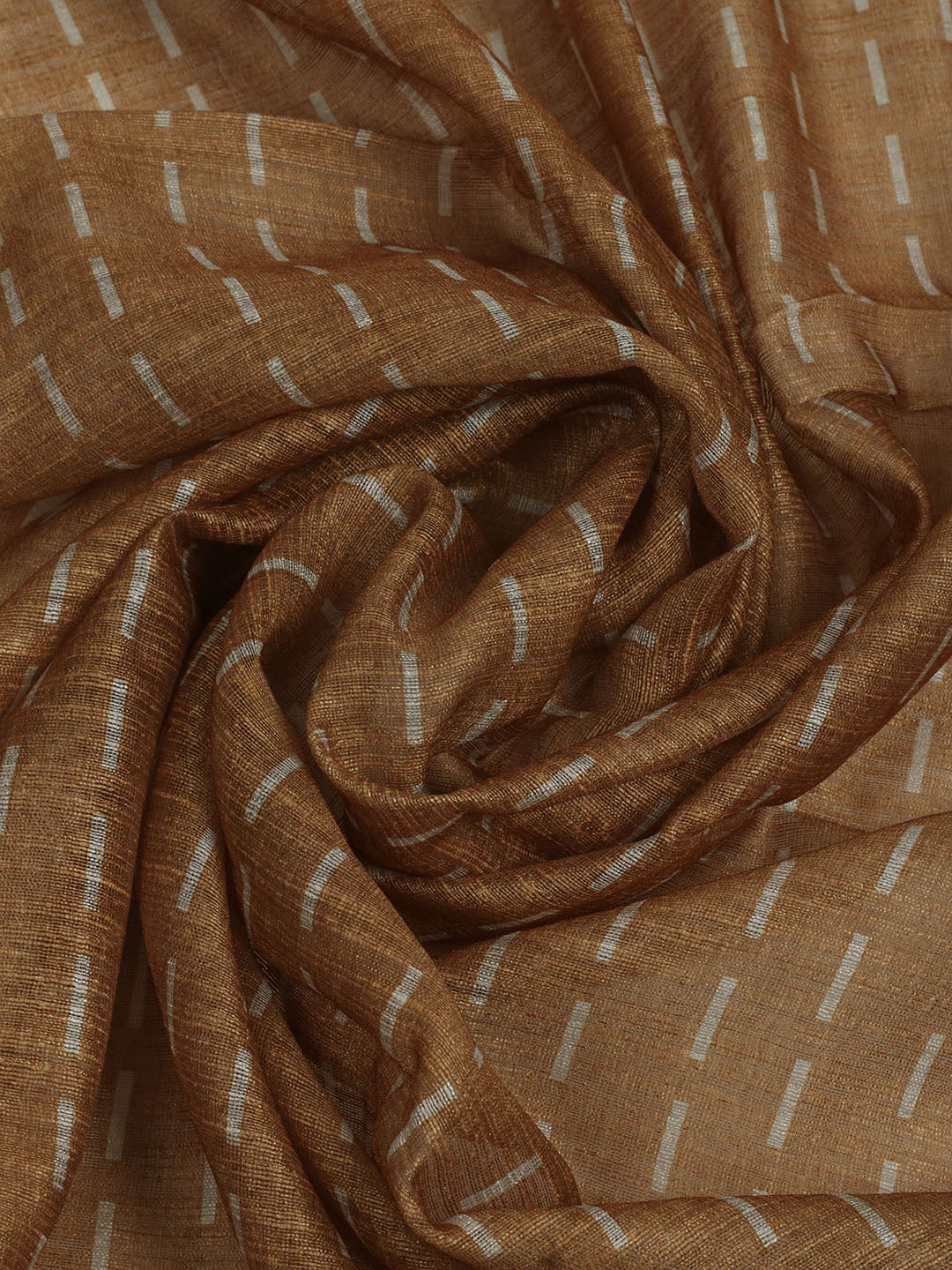 Printed Chanderi Unstitched Suit With Pant &amp; Dupatta