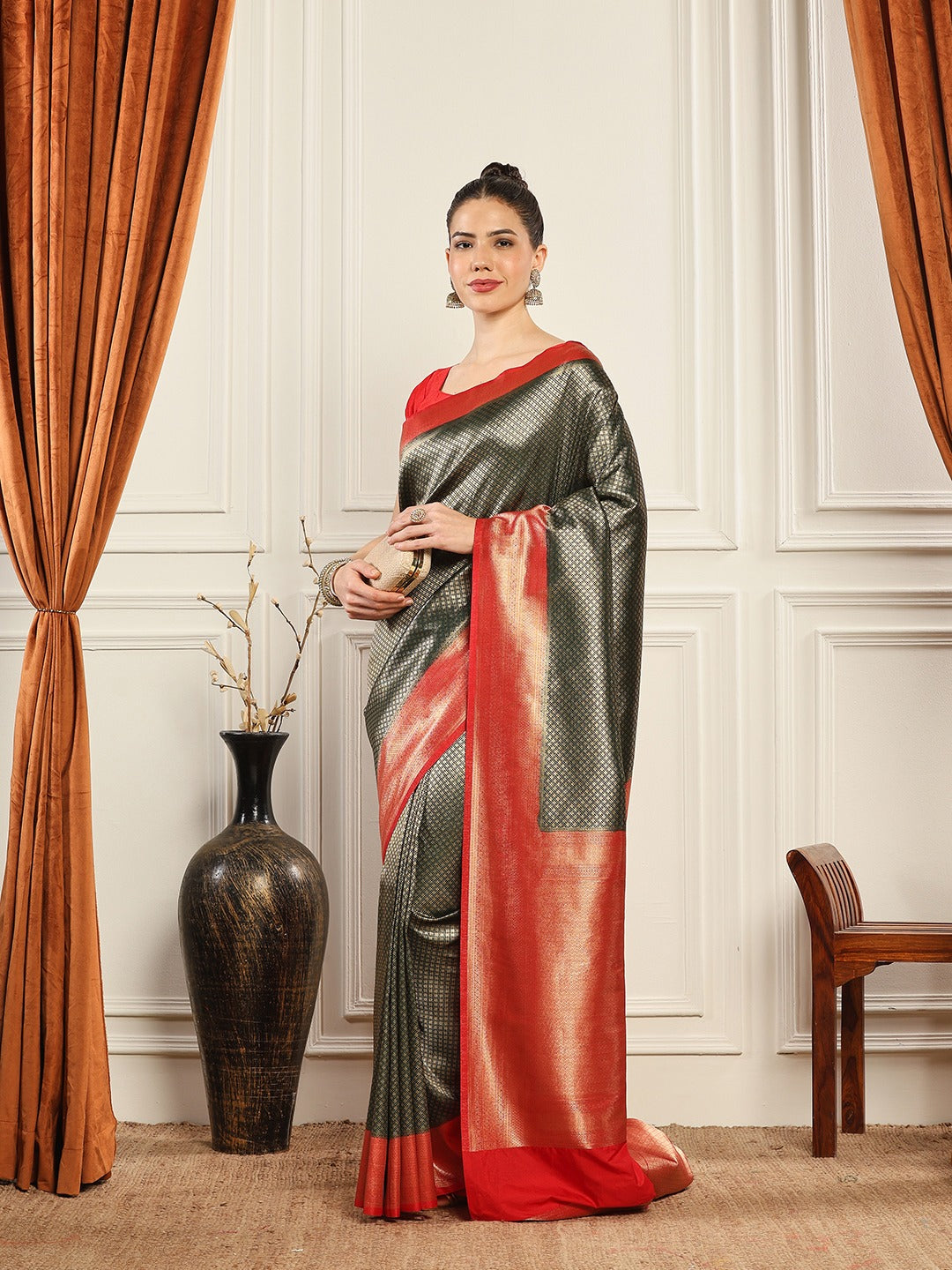 Woven Design Art Silk Saree