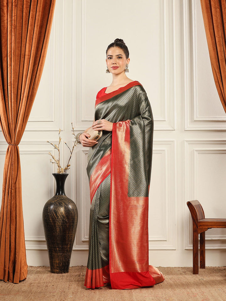 Woven Design Art Silk Saree