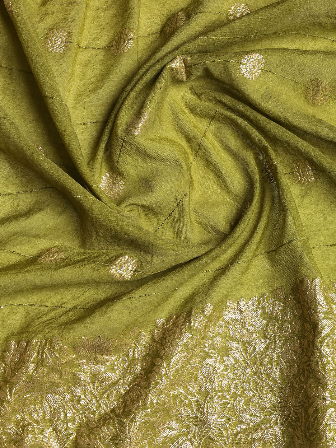 Neck Embroidered Cotton Blend Unstitched Suit With Dupatta