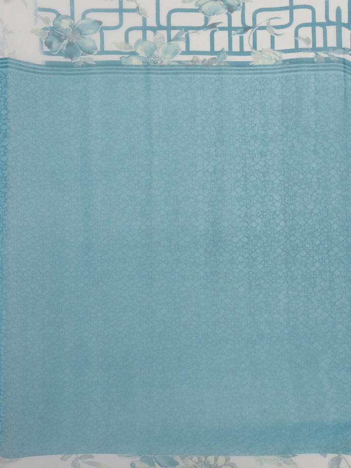 Digital Printed Georgette Saree