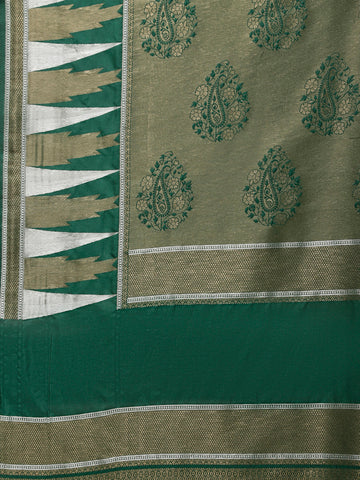 Brocade Zari Jaal Woven Handloom Saree